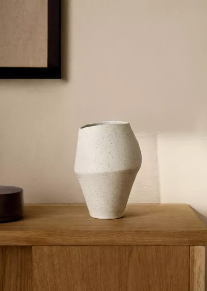 Ваза Античность, 22 см, белая фото №1