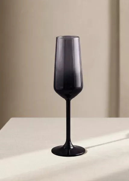 Бокал для шампанского, 195 мл, антрацит фото №1