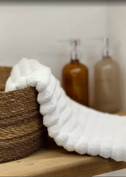 Полотенце лицевое, 50х75, хлопок, белое фото №4