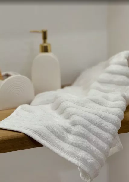 Полотенце лицевое, 50х75, хлопок, белое