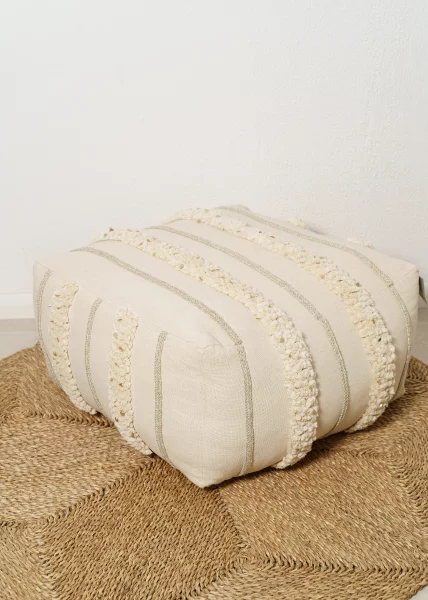 Декоративный пуф Olive, 50х50, экрю