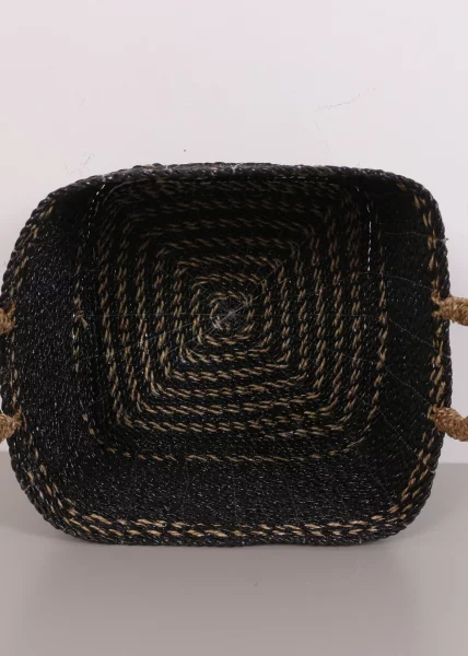 Корзина Olive Black квадратная, 43x40x42 фото №3