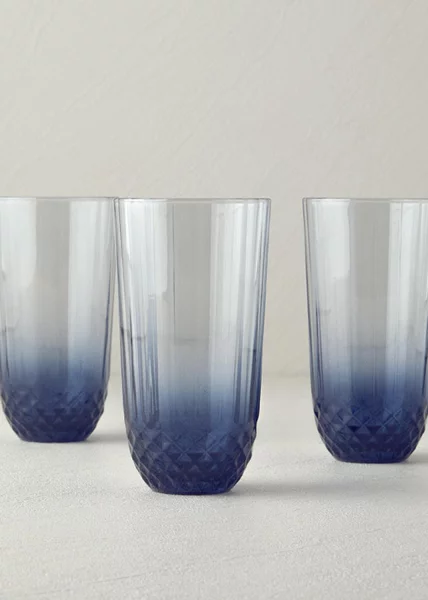 Набор стаканов Blue night, 320 мл, синий, 3 шт.