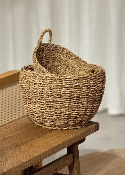Корзина Rain круглая с ручками, 28х22