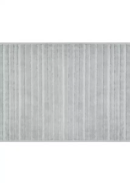Набор из 2 ковриков для ванной, 60x100, 50x60, хлопок, мятный фото №3