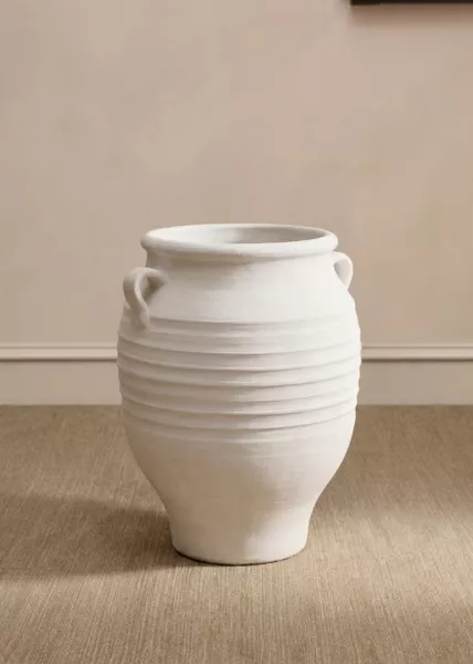 Глиняный вазон с двумя ручками Olive Ocean Greek, 60 см фото №1