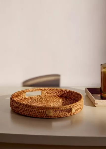 Поднос круглый Бали, 31х5