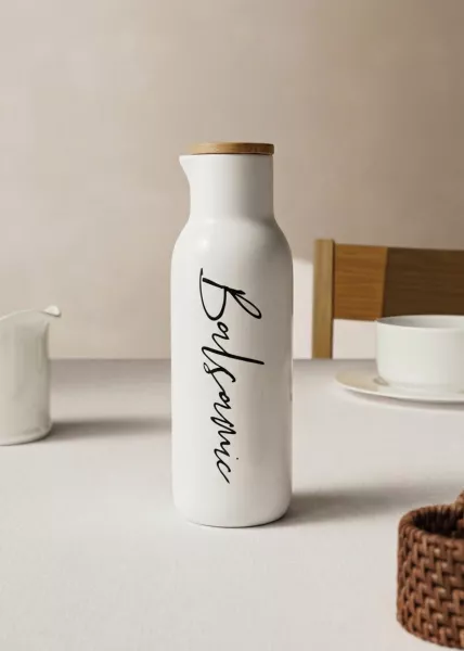 Бутылочка для бальзама, 20 см, белая фото №1