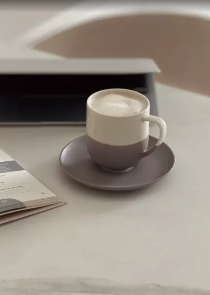 Чайная пара Hamptons, 315 мл, белая/серая фото №1