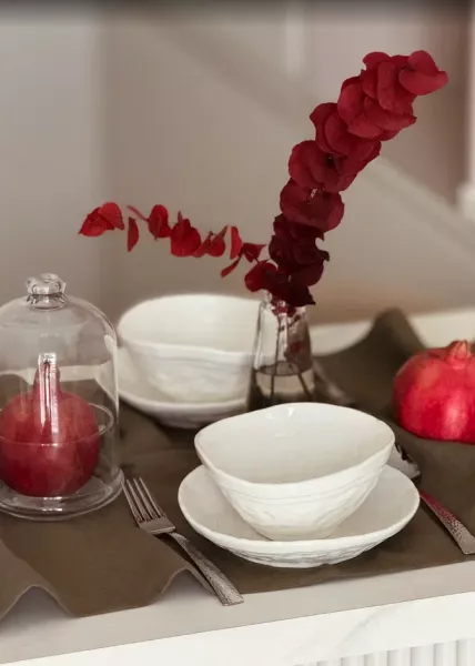 Салатник Milk, 16х6, фарфор, белый