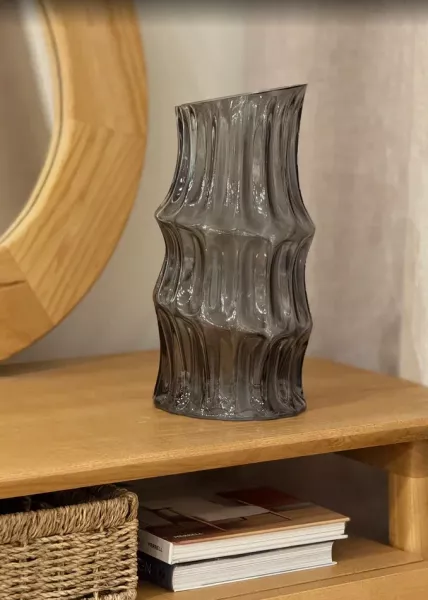 Ваза декоративная из стекла Hydra, 30 см фото №1