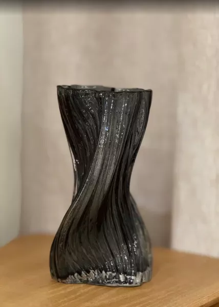 Ваза декоративная из стекла Iris, 25,5 см фото №3