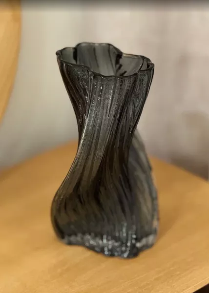 Ваза декоративная из стекла Iris, 25,5 см фото №4