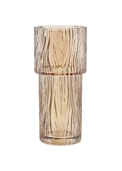 Ваза декоративная из стекла Tulip, 24 см фото №1