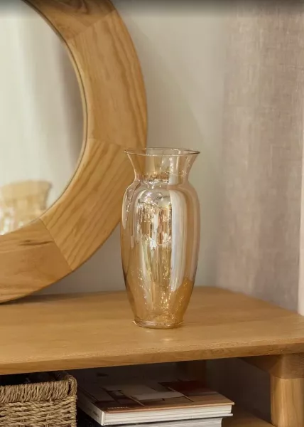 Ваза декоративная из стекла Camellia, 25 см фото №2