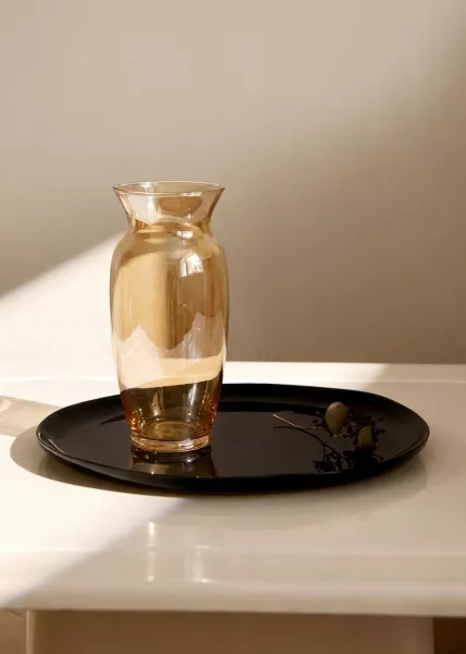 Ваза декоративная из стекла Camellia, 25 см фото №1