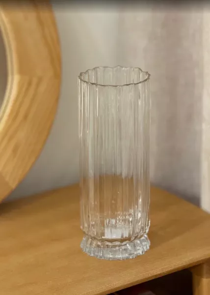 Ваза декоративная из стекла Aspel, 30 см фото №1