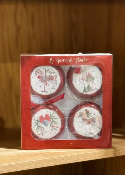 Набор новогодних игрушек New Year, 4 шт. фото №1