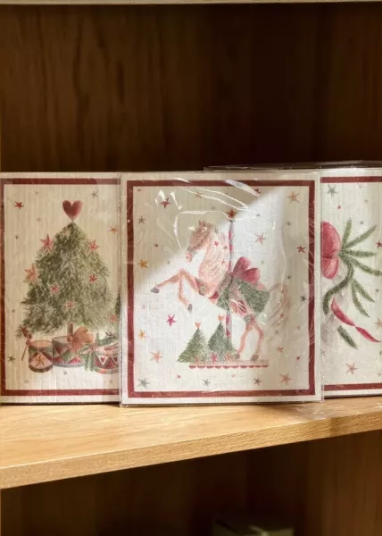 Салфетки декоративные New Year, 12 шт. фото №1