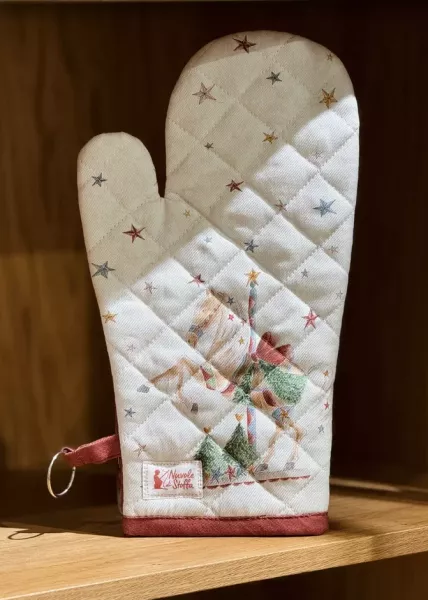 Прихватка новогодня Рукавица, 19x32 фото №1