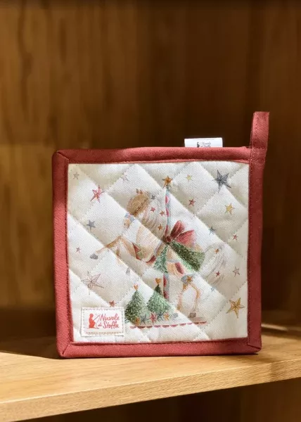 Прихватка новогодняя Квадрат, 18x18 фото №1
