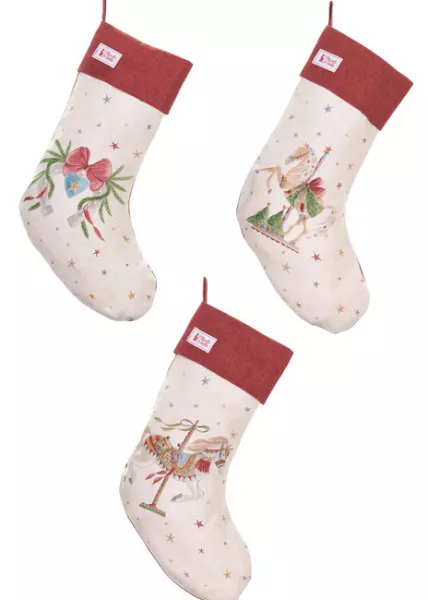 Новогодний сапожок с отворотом, 40x20 фото №1