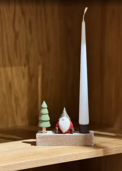 Подвечник новогодний CANDELA, 13x9.7 фото №1