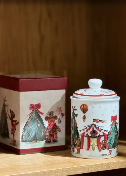 Банка для хранения керамическая Bear, 600 мл фото №1