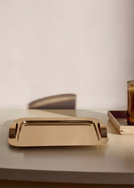 Поднос декоративный Princess из нержавеющей стали, 33х20