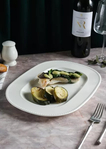 Блюдо Luxe овальное, 33 см