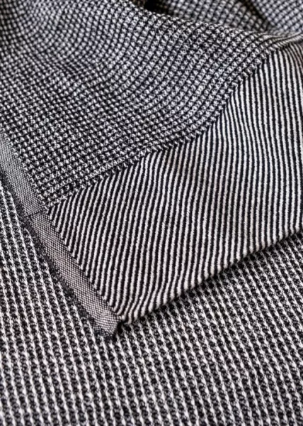 Покрывало Пергамон 20% шерсть 60% хлопок 10% полиамид 10% вискоза, 200x220 см, черный фото №2