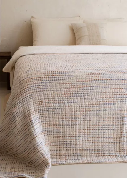 Покрывало декоративное Alula, 240x260, хлопок, мультиколор фото №6