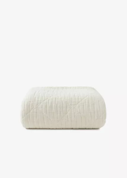 Покрывало декоративное Atik, 240x240, хлопок, экрю фото №3