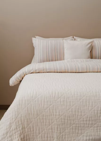 Покрывало декоративное Atik, 240x240, хлопок, экрю фото №2