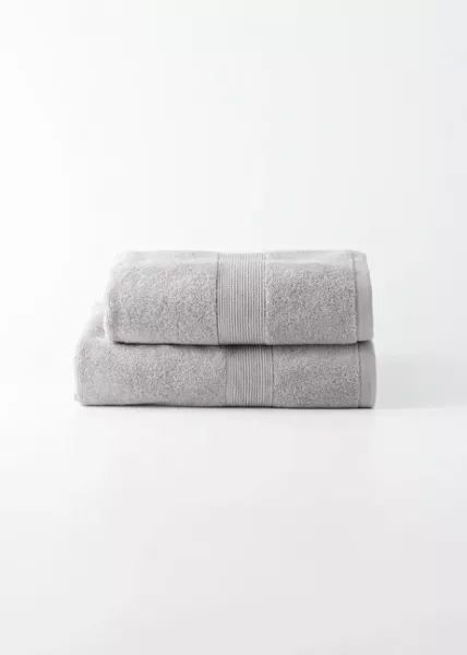 Полотенце махровое BASIC COLLECTION, 50x80, хлопок, светло-серое