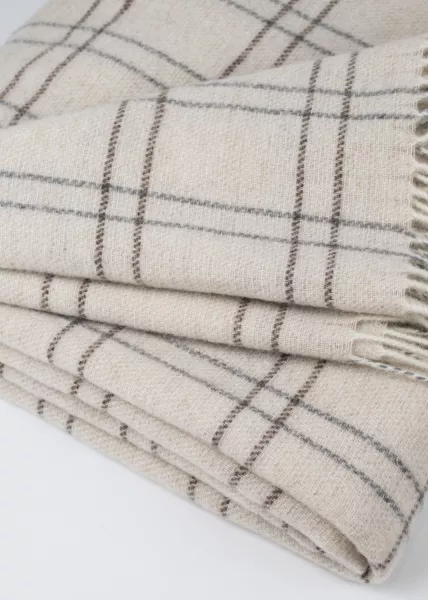 Плед декоративный Тапиока, 150х210, 58% шерсть, 14% шерсть Extrafine, 22% хлопок, 6% ПЭ фото №3