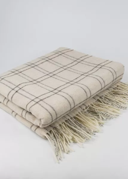 Плед декоративный Тапиока, 150х210, 58% шерсть, 14% шерсть Extrafine, 22% хлопок, 6% ПЭ фото №2