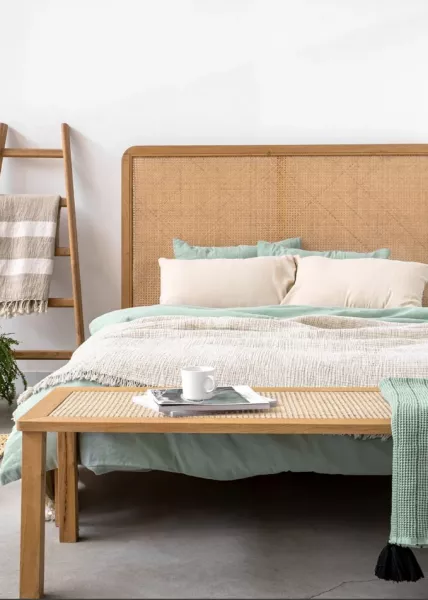 Покрывало декоративное Haze, 200x220, хлопок, молочнок фото №1