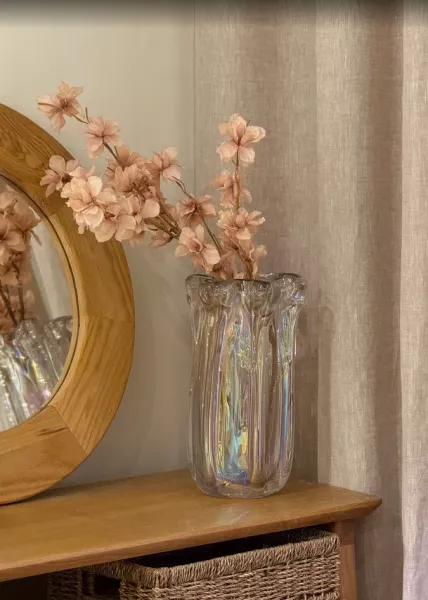 Ваза стеклянная Virelle 17х30 см фото №4