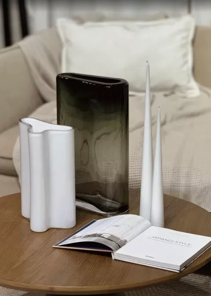 Ваза стеклянная Koa 20х30 см