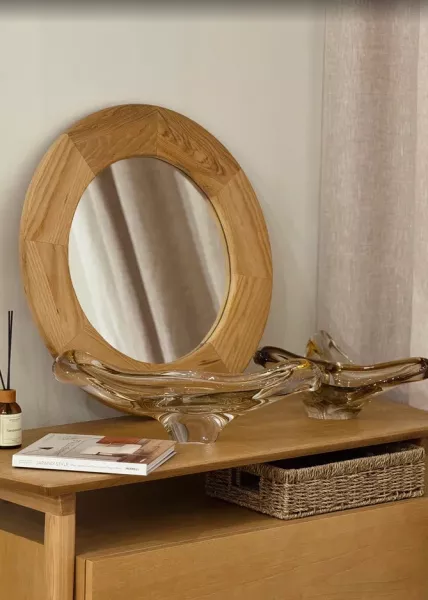 Ваза фигурная из стекла Komo средняя 35х15,5 см фото №3