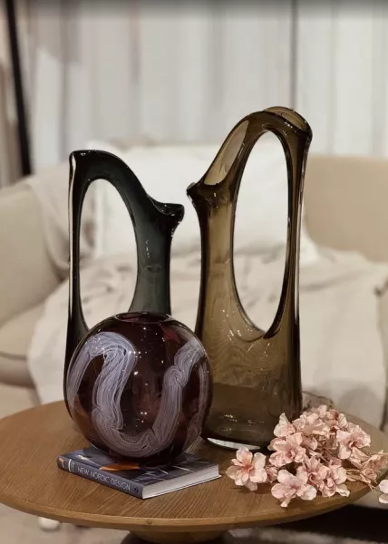 Ваза стеклянная Dragon 25х27 см фото №3