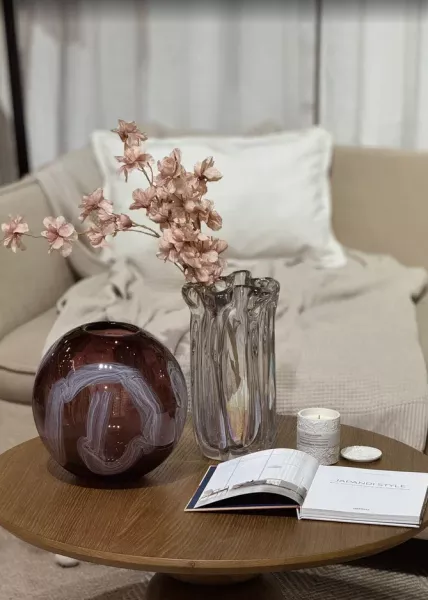 Ваза стеклянная Dragon 25х27 см