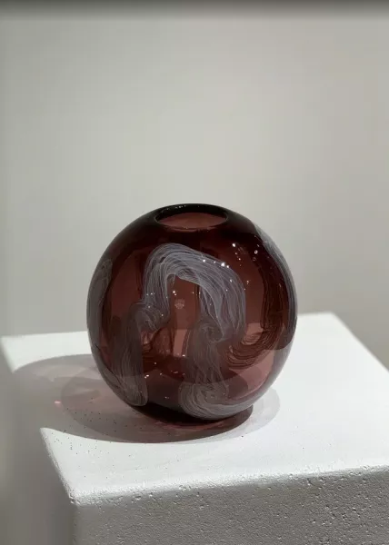 Ваза стеклянная Dragon 25х27 см фото №2