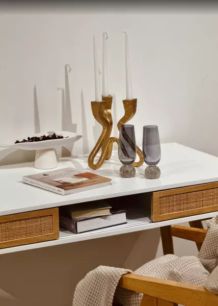 Подсвечник Elysia 22х24 см, золотой фото №2