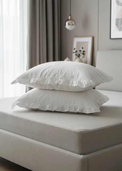 Простыня из вареного хлопка, 240х260 (евро), белый, Santorini фото №4