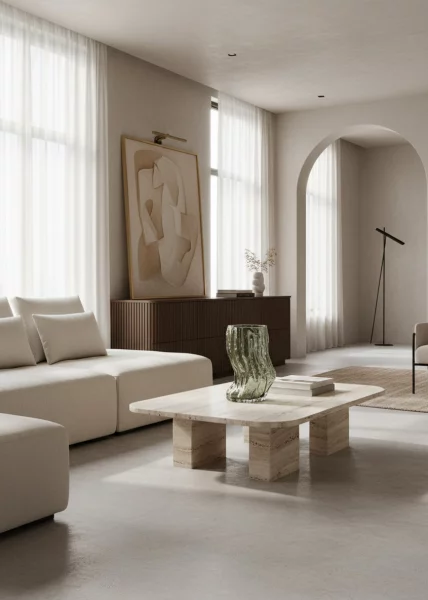 Ваза стекляная Ника, 42см, зеленая фото №2