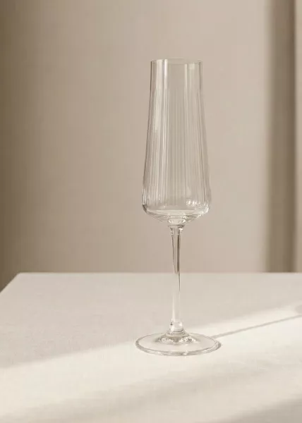 Бокал для шампанского Simple оптика, 210 мл фото №1