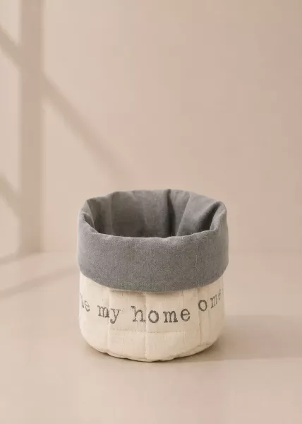 Корзина для хранения Vintage My Home, 23х20, текстиль фото №1