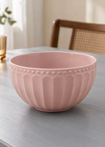 Салатник Fiore di Cipria, 2,35 л, керамика, розовый